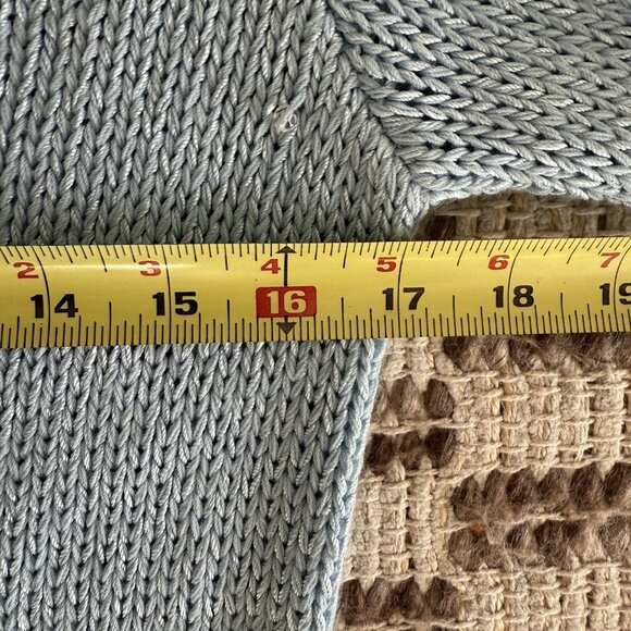 80s VTG Nannell Beaded Puff Sleeve Sweater Size Medium Crystals Icicles Winter - Picture 9 of 10